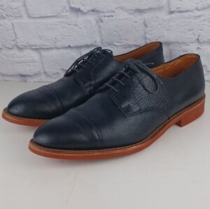 Allen Edmonds Oak Street Cap-Toe Dainite Black Oxford Dress Shoe Men's 12 E